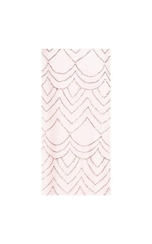 Women's Short Sleeve Blouson Beaded Gown