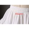 2 pcs Women's Crinoline Petticoat 6 Hoop Gown Half Slips Underskirt for Wedding Bridal Dress - White - Pack of 2 Ball Gown (for