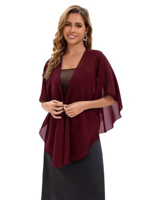 Chiffon Evening Shawl Scarf Wedding Shawls and Wraps for Women Party Bridal Dress on Special Occasion Dresses