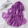 Women Silky Sheer Shawls and Wraps Shimmer Organza Pashmina Scarf for Evening Dresses Wedding Costume Party