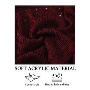 Knit Shawl Wraps Tassel Open Front Poncho Cape for Women, Ladies Fringed Knitted Cardigan for Fall Winter