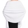 Pashmina Shawls And Wraps for Women for Evening Dress Warm Winter Scarf Wedding Bride Bridesmaid Gifts Cashmere Feel