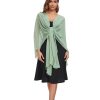 61RPDS91HuL.jpg Shawls Wraps for Evening Wedding Party Chiffon Scarf Soft Bridal Wraps Wedding Guest Shawl Coverage