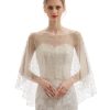 EllieHouse Womens Soft Tulle Bridal Scarf Evening Shawl Wedding Wraps CF40