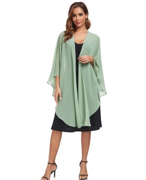 61ZAEnL3e7L.jpg Shawls Wraps for Evening Wedding Party Chiffon Scarf Soft Bridal Wraps Wedding Guest Shawl Coverage