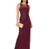 Women's Beaded Column Long Dress