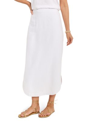 Women's Rumba Linen Dip Skirt
