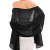 Chiffon Shawl Wraps for Women Evening Dresses Soft Scarf Formal Wedding Bridal Scarves