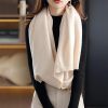 61nYngsvOOL.jpg Faux Cashmere Warm DualPurpose Shawl Scarf Cardigan Women's Winter Soft Lightweight Shrug Wraps with Sleeves