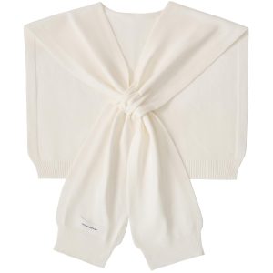 Women's Sweater Shawl Wraps Sleeves Knitted Collar Sweater Scarf Top Casual Lightweight Shoulder Cape Accessories