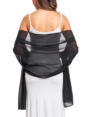 Soft Chiffon Scarfs Shawls and Wraps for Evening Dresses Wedding Shawl Wraps Bridal Scarve for Women