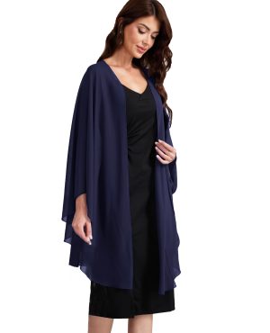 Chiffon Shawls and Wraps Wedding Party Shawl Scarf for Women Bridal Evening Dress on Special Occasion Dresses