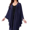 Chiffon Shawls and Wraps Wedding Party Shawl Scarf for Women Bridal Evening Dress on Special Occasion Dresses