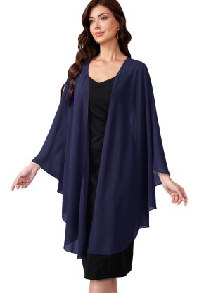 Chiffon Shawls and Wraps Wedding Party Shawl Scarf for Women Bridal Evening Dress on Special Occasion Dresses