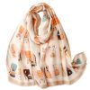 Boho Scarf for Women Lightweight Floral Printed Scarves Fashion Wrap Shawl for All Seasons