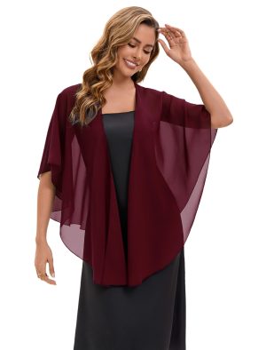 Chiffon Evening Shawl Scarf Wedding Shawls and Wraps for Women Party Bridal Dress on Special Occasion Dresses