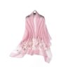 Women Silk & Wool Long and Large Scarf Shawl Wrap For Evening Dress