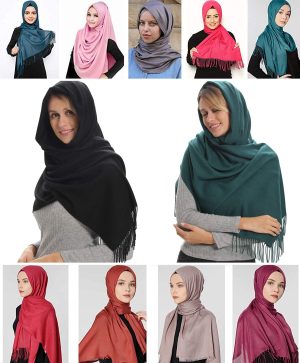 Women Pashmina Scarf,Evening Wedding Party Shawl Accessories Gift for Bridal