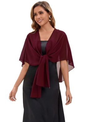 Chiffon Evening Shawl Scarf Wedding Shawls and Wraps for Women Party Bridal Dress on Special Occasion Dresses