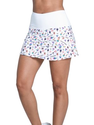 Women's Long Pickleball Scallop Skirt