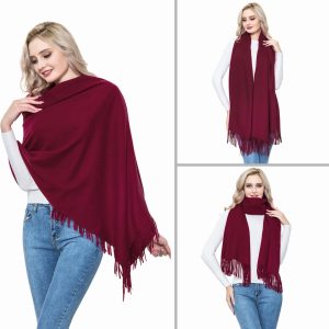 71L3WWDPEsL.jpg Cashmere Wool Shawl Scarf,Winter Thick Super Soft Pashminas Shawl Wrap Stole