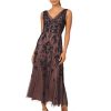 Women's Beaded Mesh Dress