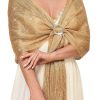71SxfC-QP5L.jpg Shawls and Wraps for Evening Dresses Party Scarf with Crystal Buckle Weddings Accessories for Bride and Bridesmaids