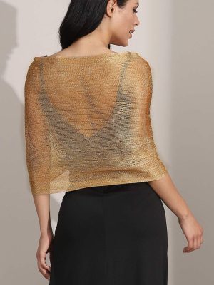 71T4NX9rioL.jpg Shawls and Wraps for Evening Dresses Party Scarf with Crystal Buckle Weddings Accessories for Bride and Bridesmaids