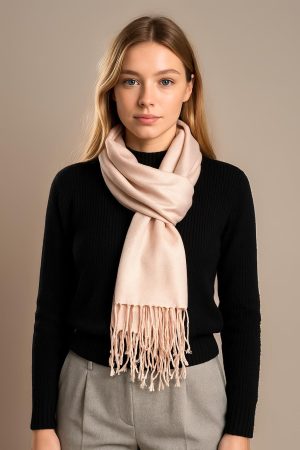 Soft Silky Pashmina Scarf for Women – Shawl Wrap for Evening Dresses, Bridesmaids, Weddings & Everyday Wear