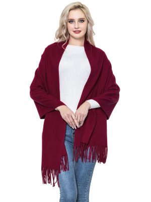 Cashmere Wool Shawl Scarf,Winter Thick Super Soft Pashminas Shawl Wrap Stole