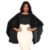 Chiffon Sheer Shawl Wraps Women's Girls Shrug for Evening Dress Wedding Cape Cover Up 1920s Shawl