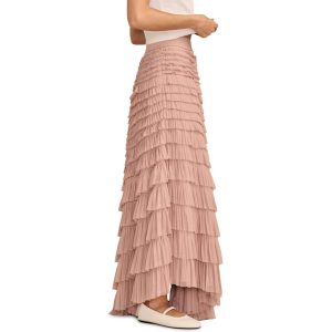 Women's Tulle Ruffle Maxi Skirt