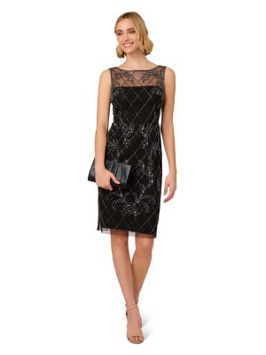 Women's Beaded Sheath Dress