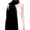 Shawls and Wraps for Women Evening Dresses Satin Scarf Extra Long Wedding Bridal Party Bright Stole