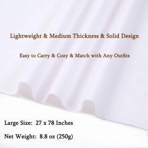 Pashmina Scarf and Shawl - Soft Women Pashminas Wrap for Wedding Evening Party (20 Colors)