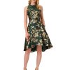 Women's Ruffle Jacquard Dress