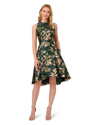 Women's Ruffle Jacquard Dress