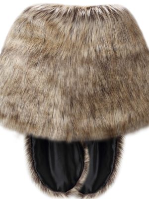 Faux Fur Shawl Wrap Stole Shrug Winter Bridal Wedding Cover Up
