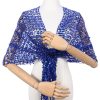81KQYexKRRL.jpg Elerevyo Women Sequin Shawls and Wraps for Evening Dresses, Fringed Sparkly Dressy Scarf for Wedding Party