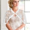 Pearl Wedding Appliques Shawls Lace Bridal Fringe Wraps Bridal Stoles Wraps for Women