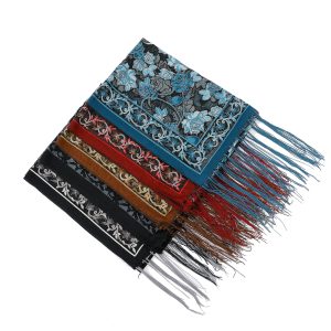 81Ws3knQsXL.jpg Women's Floral Lace Scarf Shawl with Tassels Soft Mesh Fringe Shawls and Wraps for Wedding Evening Party Dresses