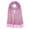 Paisley Pashmina Shawls and Wraps for Women Reversible Jacquard Festival Rave Pashmina Scarves with Fringe Vintage