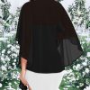Shawls and Wraps for Evening Dresses Sheer Womens Chiffon Scarf Wedding Bridal Cover Up