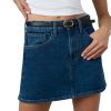 Women's The Denim Mid Rise Micro Mini Skirt