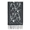 81p62ACm7YL.jpg Women's Floral Lace Scarf Shawl with Tassels Soft Mesh Fringe Shawls and Wraps for Wedding Evening Party Dresses