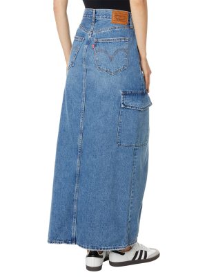 Women's Ankle Column Cargo Skirt