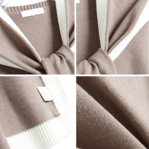 Women’s Casual Y2K Shawl Wraps Knitted Tie Up Knotted Shoulder Cape Fashion Shawls Scarf Cape