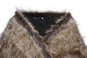 Faux Fur Shawl Wrap Stole Shrug Winter Bridal Wedding Cover Up