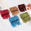 91BUra8Z5kL.jpg Elerevyo Women Sequin Shawls and Wraps for Evening Dresses, Fringed Sparkly Dressy Scarf for Wedding Party